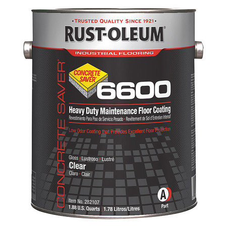 Rust-Oleum 1 gal Paint, High Gloss Finish, Clear, Solvent Base 282107