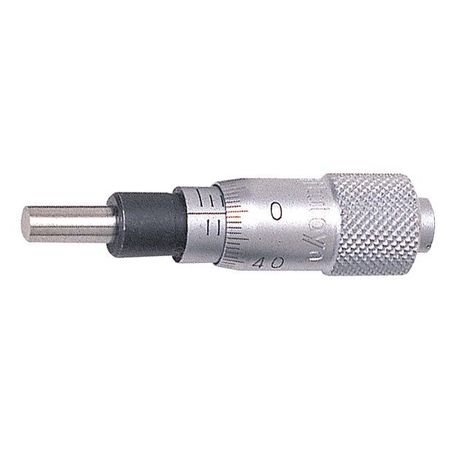 MITUTOYO Micrometer Head, 0 to 13mm Range, Steel 148-104