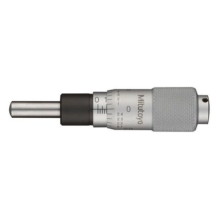 MITUTOYO Micrometer Head, 0 to 1/2" Range, Steel 148-811-10