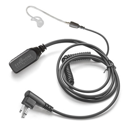 EARPHONE CONNECTION Short Tube Lapel Microphone, Black EP1203