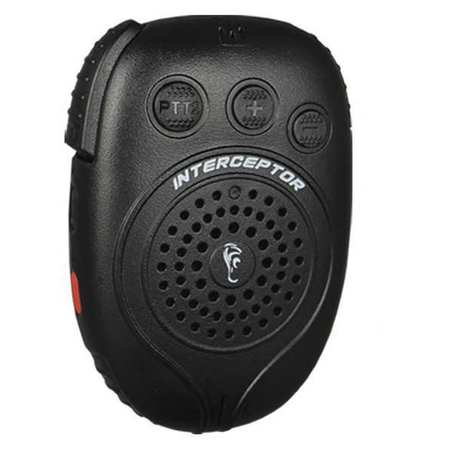 EARPHONE CONNECTION Interceptor Speaker Microphone, Black Interceptor 00
