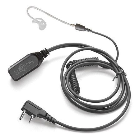 EARPHONE CONNECTION Short Tube Lapel Microphone, Black EP1201