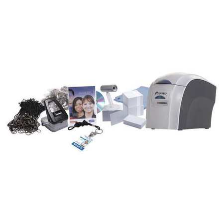 SICURIX ID Card Printer, Gray/White, For PC or MAC SRX 3649-0001K1