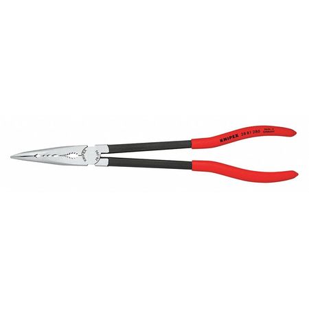 Knipex 11 in Needle Nose Plier Dipped Handle 28 81 280 SBA