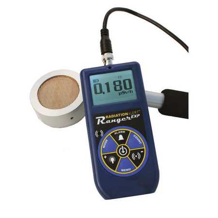 Radiation Alert Radiation Survey Meter, LCD, NIST RANGEREXP