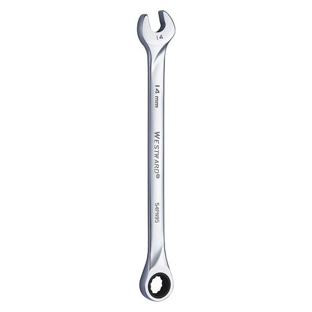WESTWARD Wrench, Combination/Extra Long, Metrc, 14m 54PN95