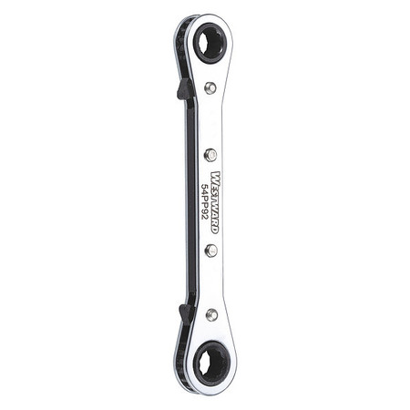WESTWARD Ratcheting Box End Wrench, 5-1/2" L 54PP92