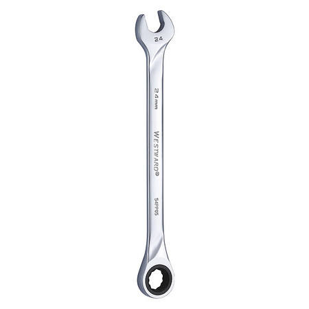 WESTWARD Wrench, Combination/Extra Long, Metrc, 24m 54PP05
