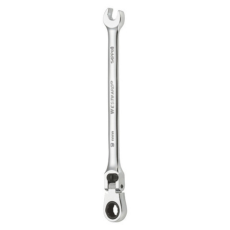 WESTWARD Wrench, Comb./Flexible Head, Metric, 9mm 54PP08