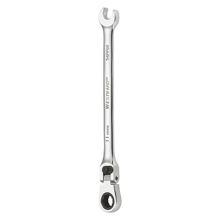 WESTWARD Wrench, Comb./Flexible Head, Metric, 11mm 54PP09
