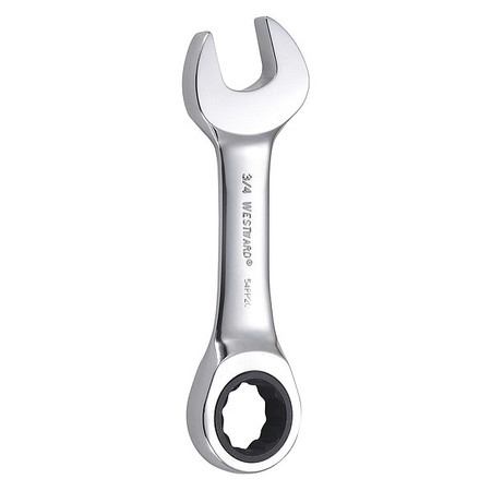 WESTWARD Wrench, Combination/Stubby, SAE, 3/4" 54PP20