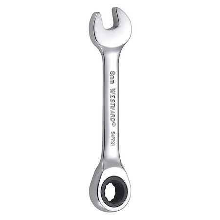Westward Wrench, Combination/Stubby, Metric, 8mm 54PP21
