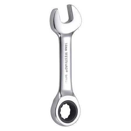 WESTWARD Wrench, Combination/Stubby, Metric, 14mm 54PP27