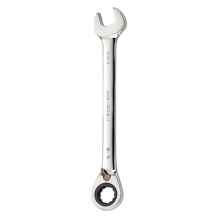 Westward Ratcheting Wrench, Combination, SAE, 5/8" 54PP39