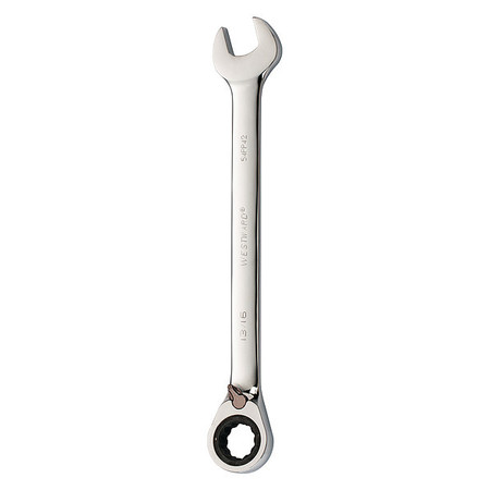 WESTWARD Ratcheting Wrench, Combination, SAE, 13/16" 54PP42