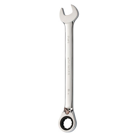 WESTWARD Ratcheting Wrench, Combination, SAE, 7/8" 54PP43