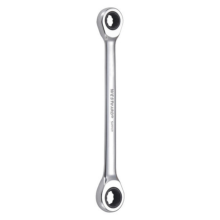 WESTWARD Ratcheting Box End Wrench, 5" L 54PP67