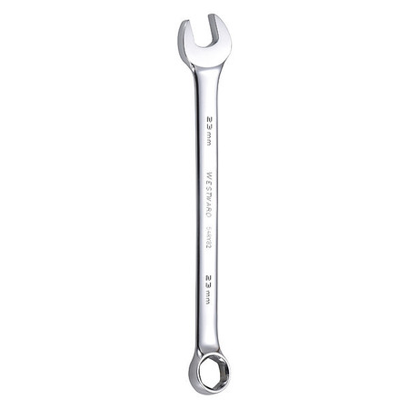 WESTWARD Combination Wrench, 23mm, Metric, 6 pt. 54RY82