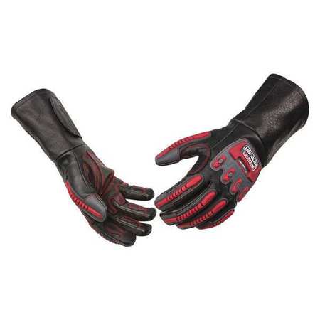 LINCOLN ELECTRIC Welding Gloves, Cowhide Palm, M,  K3109-M