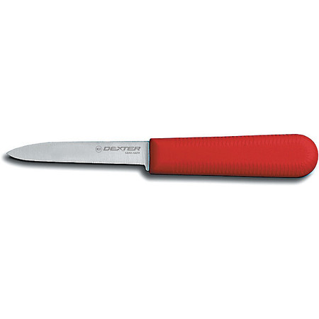 Dexter Russell Paring Knife, 3-1/4" L, SS Blade, Red 15303R