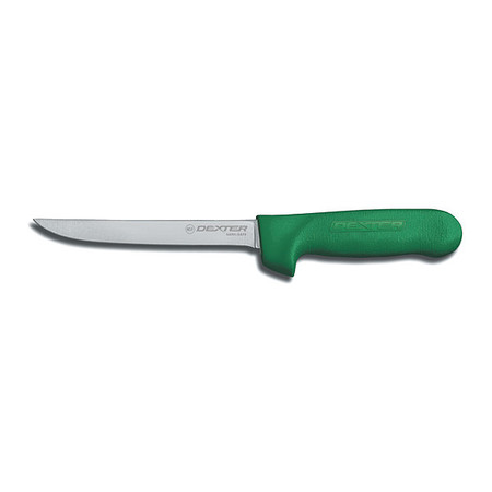 Dexter Russell Boning Knife, 6" L, SS Blade, Green 01563G
