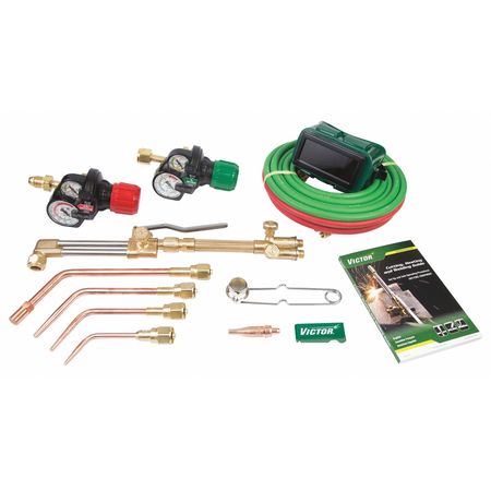 Victor Cutting Outfit, Journeyman EDGE 2.0 Series, Acetylene, Welds Up To 3 in 0384-2101