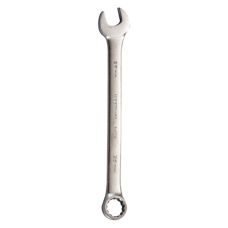 WESTWARD Combination Wrench, 26mm, Metric, Satin 54RZ16
