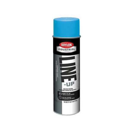 Krylon Industrial Pavement Striping Paint, 18 oz., Handicap Blue, Solvent -Based K00830208