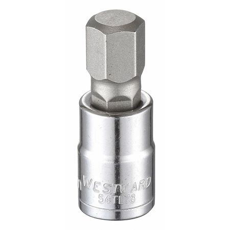 3/8 in Drive Hex Socket Bit Metric 12 mm Tip, 1 3/4 in L -  WESTWARD, 54TL78