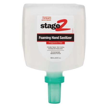 STAGE2 Alcohol-free foaming hand sanitizer - 1000ML - 4 PK 2XL-224