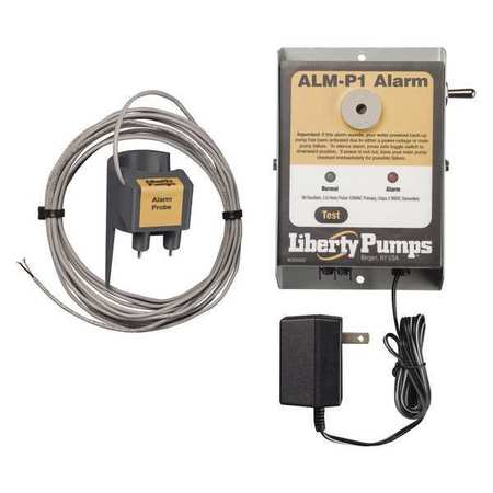Liberty Pumps Level Alarm, Audio/Visual, 115VAC, 86dB ALM-P1