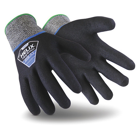 HEXARMOR Cut Resistant Coated Gloves, A3 Cut Level, Nitrile, L, 1 PR 2065-L (9)