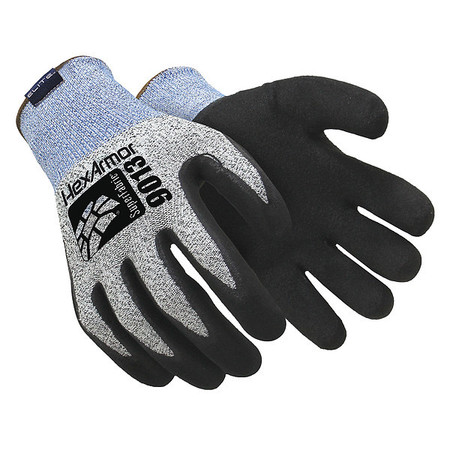 HEXARMOR Cut Resistant Coated Gloves, A8 Cut Level, Nitrile, S, 1 PR 9013-S (7)