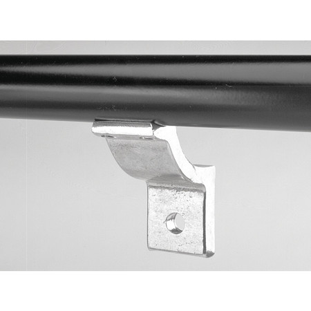 HOLLAENDER Structural Pipe Fitting, Handrail Bracket, Aluminum, 1.25 in Pipe Size, 32510 lb Tensile Strength 82A-78