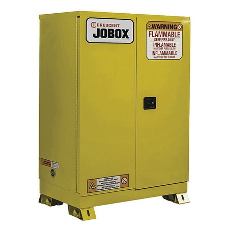 CRESCENT JOBOX Safety Cabinet, 60 gal. Cap., 66-23/32" H 1-758640