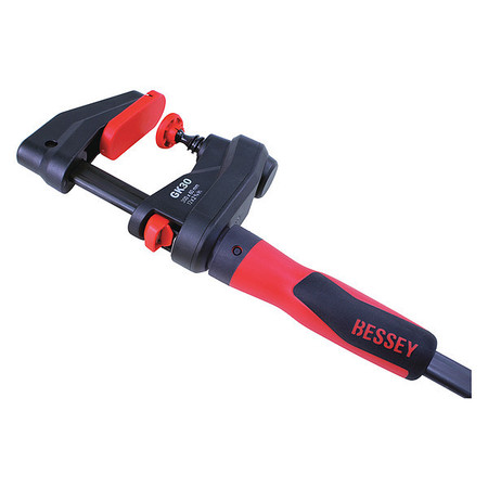 BESSEY Bar Clamp, Plastic Handle and 2 3/8 in Throat Depth GK30