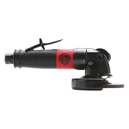 CHICAGO PNEUMATIC Angle Angle Grinder, 3/8 in NPT Female Air Inlet, Heavy Duty, 12,000 RPM, 1.5 hp CP3550-120AB45