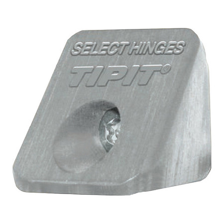 SELECT HINGE Hinge, Screw-On, Square, 1" H, 1" W, Gray TIPIT CG