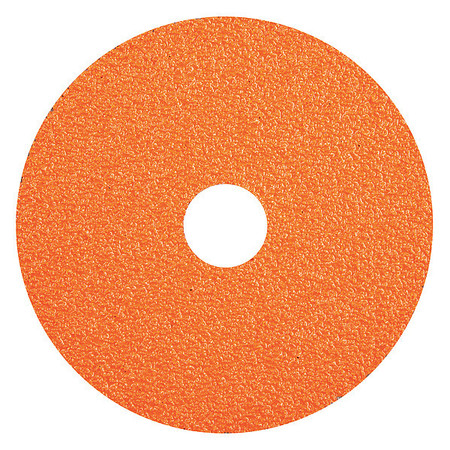 NORTON ABRASIVES Fiber Disc, 4-1/2" dia., Coated Abrasive 69957370193
