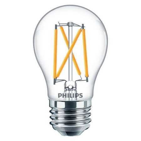 Signify LED Lamp, A15 Bulb Shape, 5.5W, Dimmable 5.5A15/PER/927-922/CL/G/E26/WGX1FB