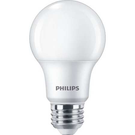 SIGNIFY LED Lamp, A19 Bulb Shape, 8.8W, Dimmable 8.8A19/PER/950/P/E26/DIM 6/1FB T20