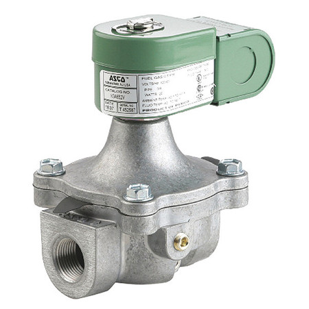 REDHAT 120/60V AC Aluminum Fuel Gas Solenoid Valve, Normally Closed, 1" Pipe Size K3A662V