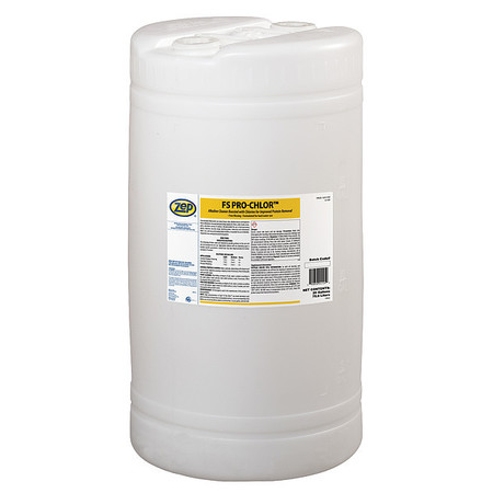 ZEP Cleaner, Drum, Chlorine 241250