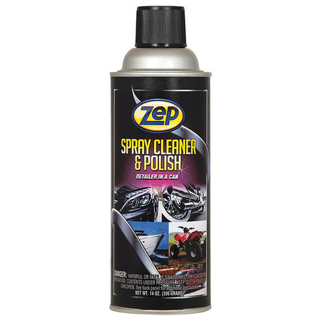 ZEP Vehicle Wash, Aerosol Can, White, PK12 1049168
