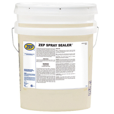 ZEP Spray Sealer, Liquid, 5 gal., Bucket 82335