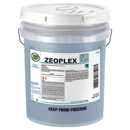 ZEP High Efficiency Laundry Detergent, 5 gal Pail, Liquid, Characteristic, Blue F43635