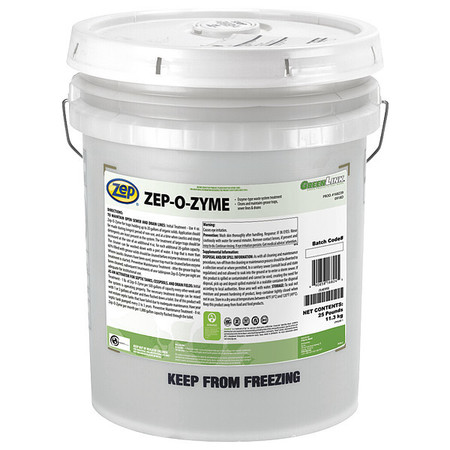 ZEP Sewer Lines Maintainer, Bkt, 25 lb, Powder 168239
