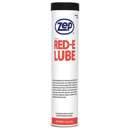 Zep Grease, 14 oz. Size, Red, Tube, PK12 K61301