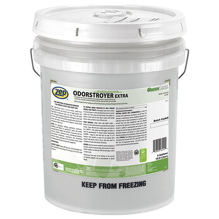 ZEP Carpet&Upholstery Odor Elim, Bucket, 5 gal 184239