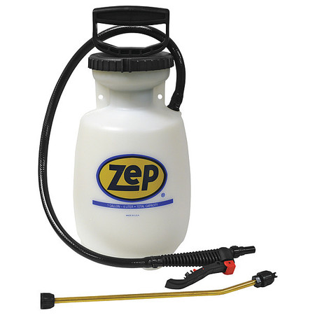 Zep 1 gal Handheld Sprayer, Plastic Tank, Cone, Fan, Jet Spray Pattern, 40 in Hose Length 787401